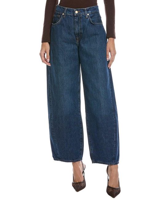 7 For All Mankind Blue Twisted Bonnie Radar Jean