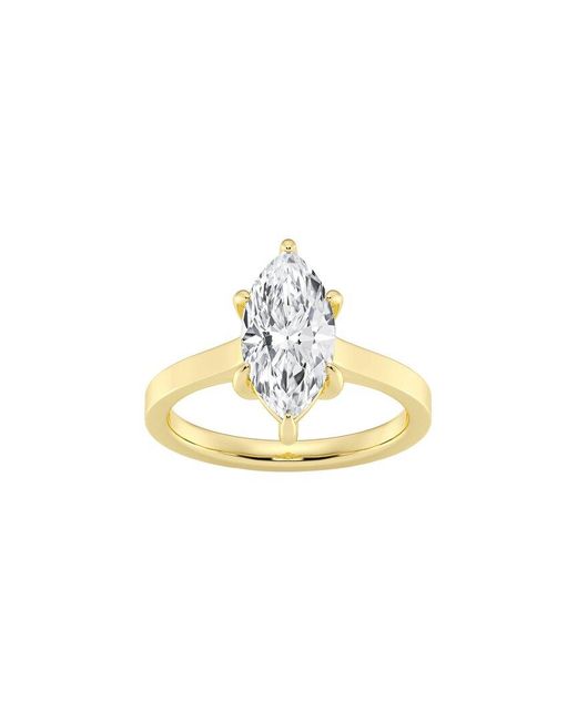Lab Grown Diamonds Metallic 14K 2.00 Ct. Tw. Lab-Grown Diamond Solitaire Engagement Ring