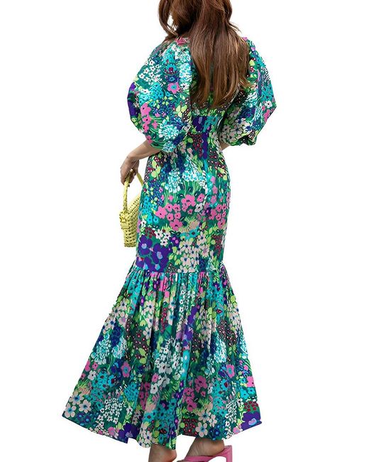 Vincent Blue Maxi Dress