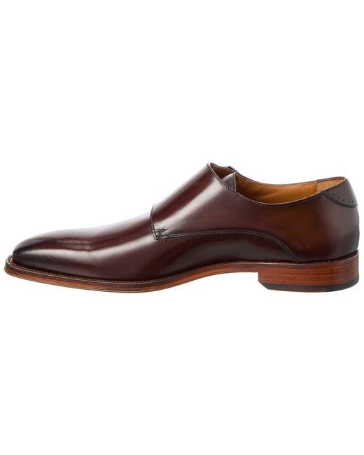 Antonio Maurizi Brown Double Monk Leather Loafer for men