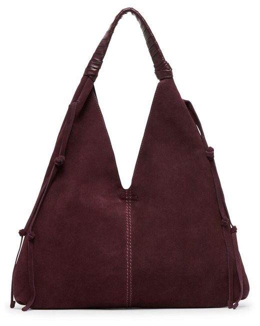Dolce Vita Purple Merrick Suede Hobo Bag