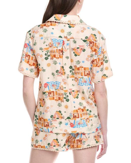 Line & Dot Pink Payton Shirt