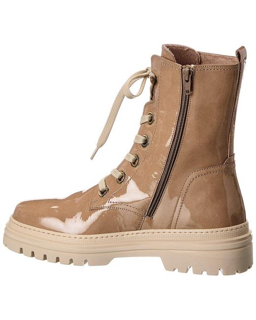 Gabor Natural Patent Chukka Boot