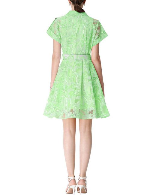 DZA Green Mini Dress