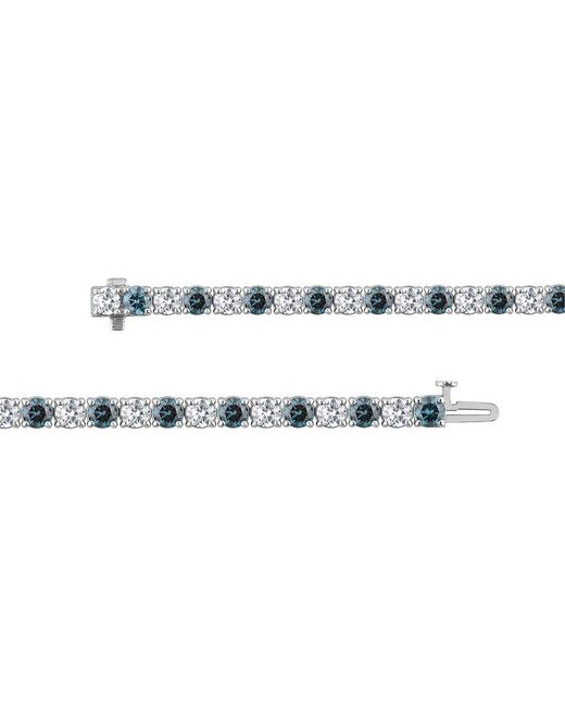 Lab Grown Diamonds White 14K 10.25 Ct. Tw. Lab-Grown Diamond Fashion Bracelet