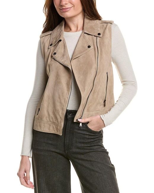 Brunello Cucinelli Natural Leather Vest