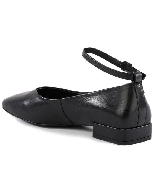 Seychelles Black Pumpkin Leather Flat