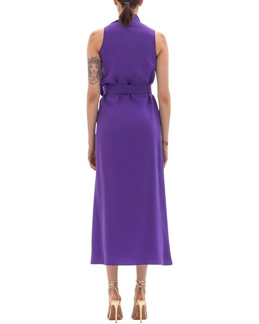 BGL Purple Midi Dress