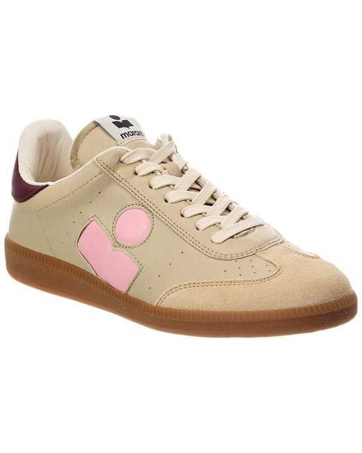 Isabel Marant White Bryce Leather Sneaker