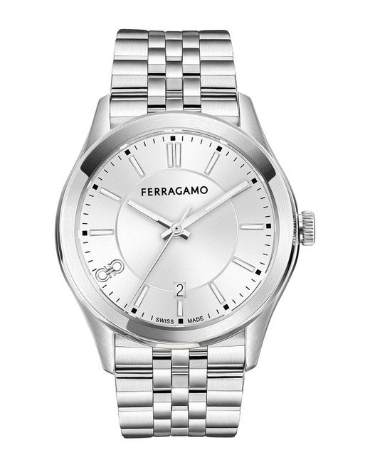 Ferragamo Gray Classic Watch for men
