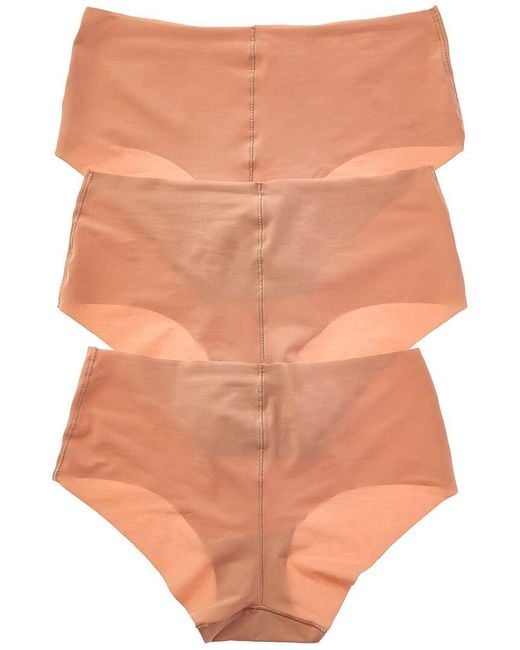 Calvin Klein Orange 3Pk Invisibles Hipster