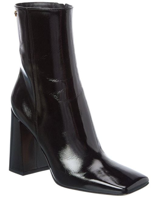 Gianvito Rossi Black Freeda 95 Leather Bootie