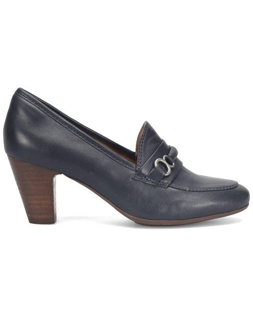 Söfft Blue Leona Leather Pump