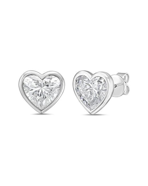 Diana M White Diana M. 14K 10.00 Ct. Tw. Lab-Grown Diamond Stud Earrings