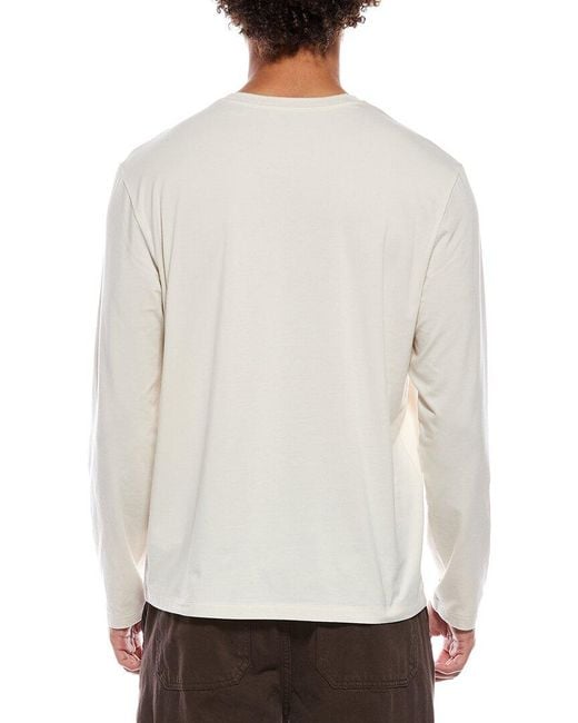 Vince White Triblend Jersey Crewneck Sweatshirt for men