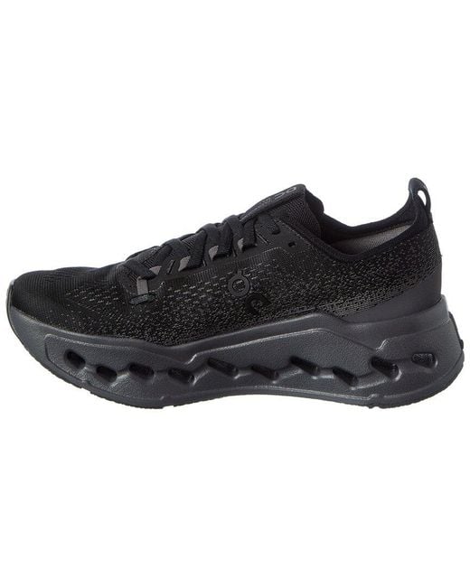 On Shoes Black Cloudsurfer Max Sneaker