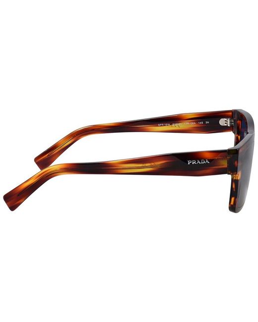 Prada Blue Pr19Ws 52Mm Sunglasses for men