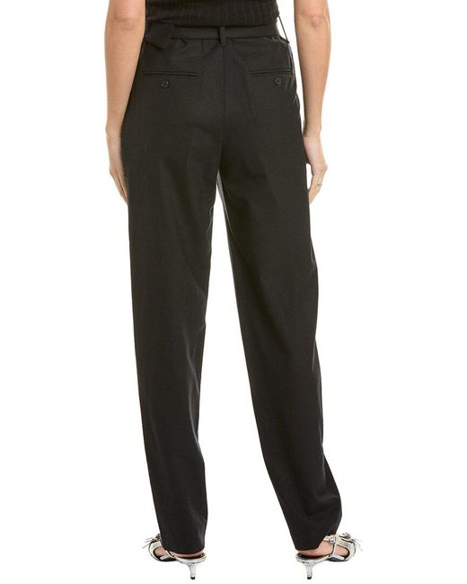 IRO Black Benet Wool-Blend Pant