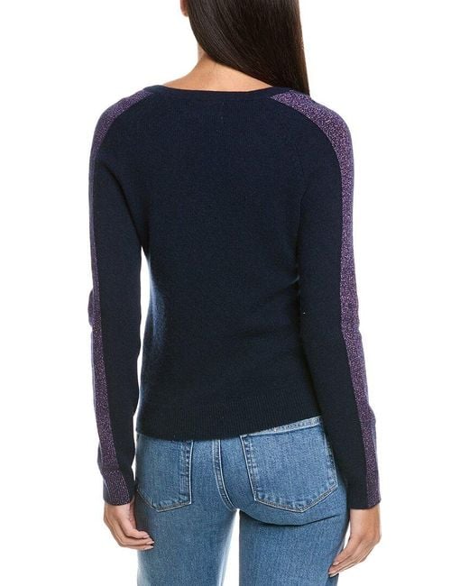 Maison Heritage Blue Colette Cashmere Sweater