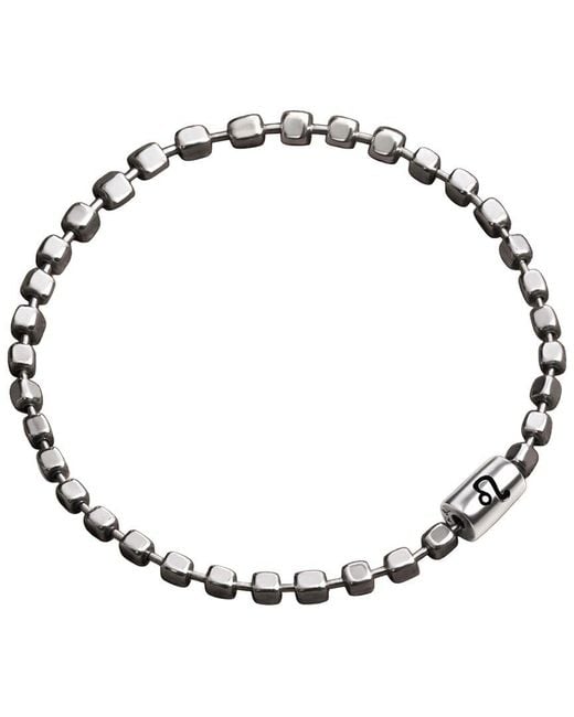 Karma and Luck Metallic Zodiac Plated Ball Chain Bracelet