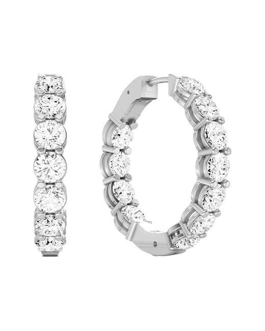 Lab Grown Diamonds Metallic 14K 2.00 Ct. Tw. Lab-Grown Diamond Earrings