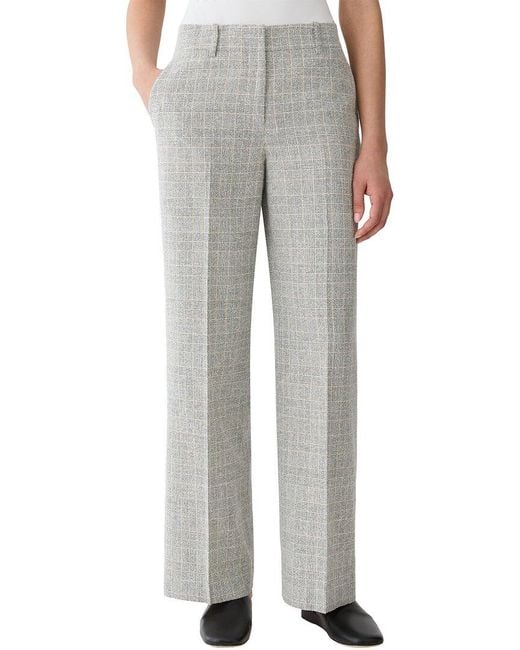 Lafayette 148 New York Gray Sullivan Pant