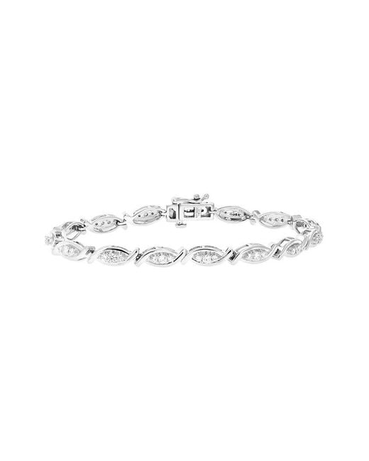 Amairah White 1.00 Ct. Tw. Lab-Grown Diamond Tennis Bracelet