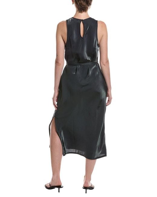 Bella Dahl Black Tank Slip Midi Dress