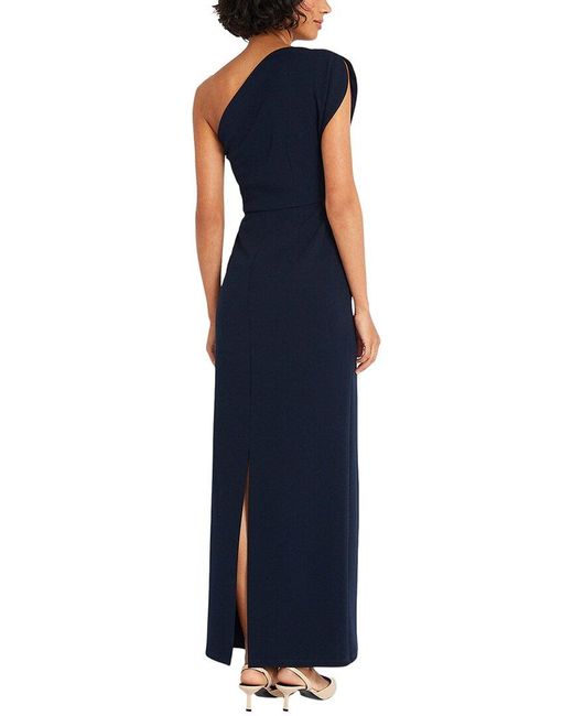 Maggy London Blue Maxi Dress