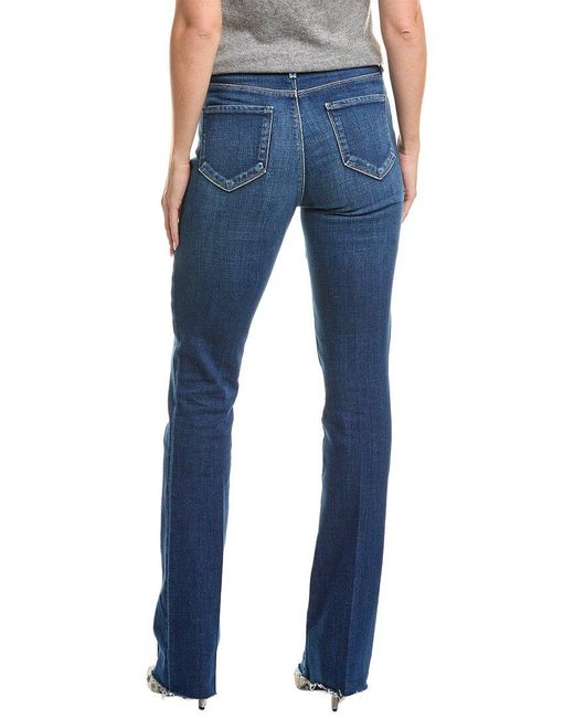 L'Agence Blue Ruth High-Rise Straight Jean
