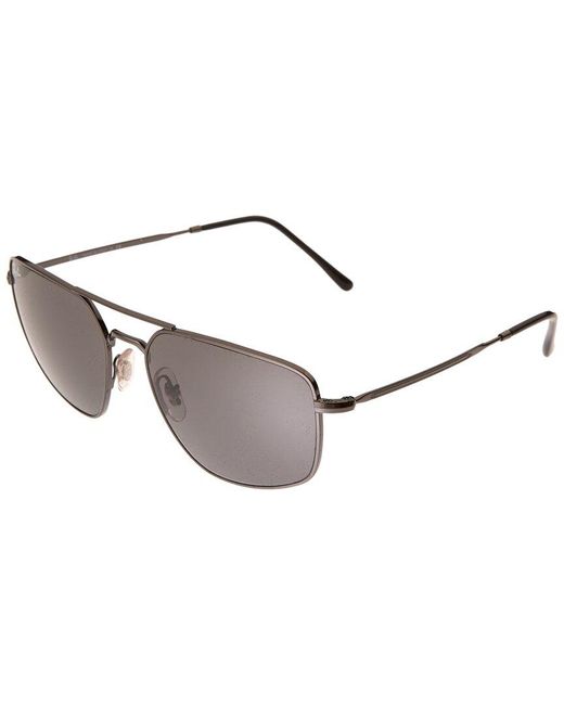 Ray-Ban Metallic Rb3666 56mm Sunglasses for men