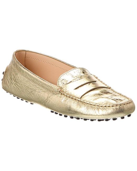 Tod's White Leather Loafer