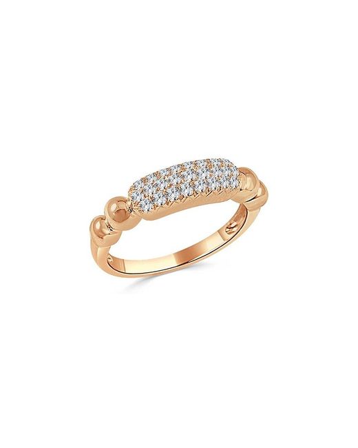 Sabrina Designs White 14k Rose Gold 0.29 Ct. Tw. Diamond Ring