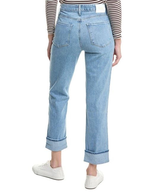 PAIGE Blue Noella Malo Wide Cuff Jean