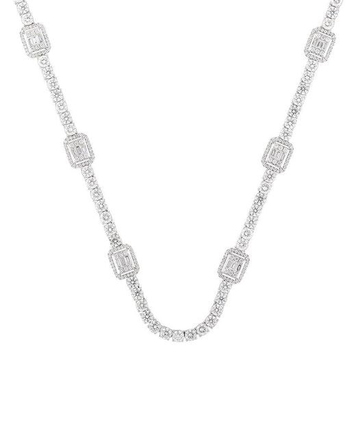 Lab Grown Diamonds Metallic 14K 20.80 Ct. Tw. Lab-Grown Diamond Fashion Necklaces