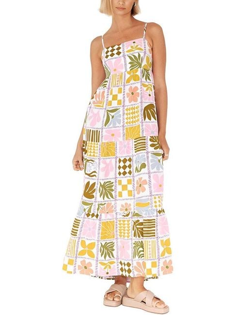 DELI S Metallic Printed Maxi Dress