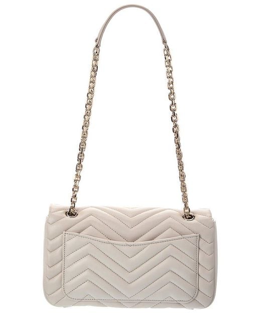 Gucci Gray Gg Marmont Medium Leather Shoulder Bag