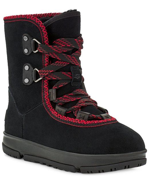 UGG Classic Suede Hiker Boot in Black Lyst