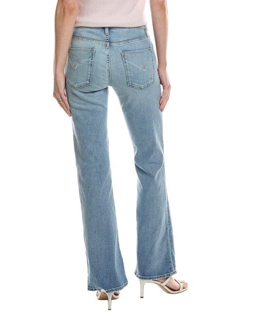 Hudson Blue Nico Mid-Rise Butterfly Bootcut Jean