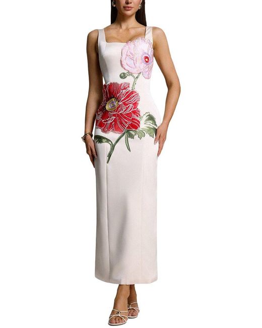 Amanda Royal Red Maxi Dress