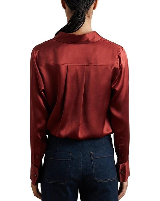 Reiss Red Ameira Top