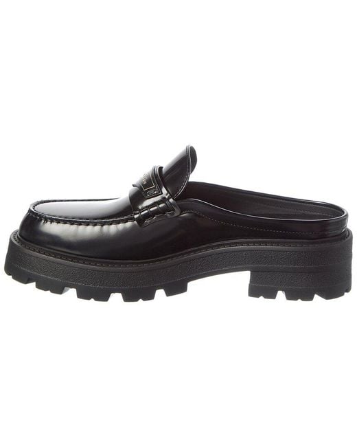 Dior Black Boy Leather Mule