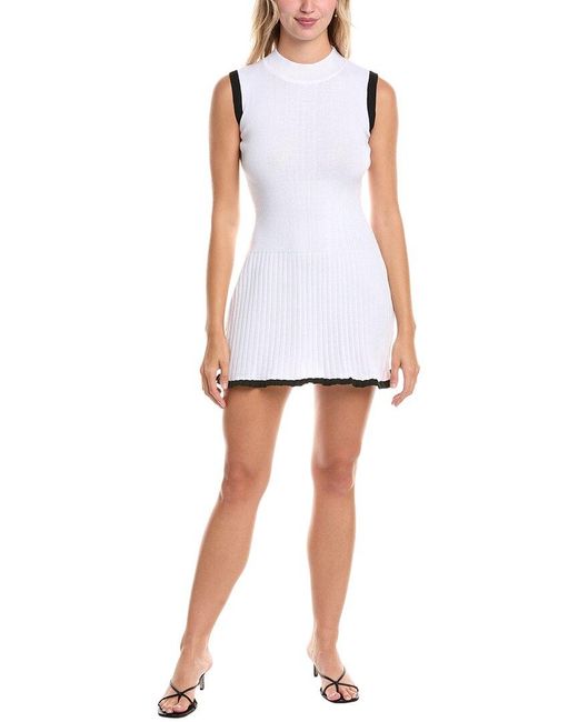 Madison Miles White Mini Dress