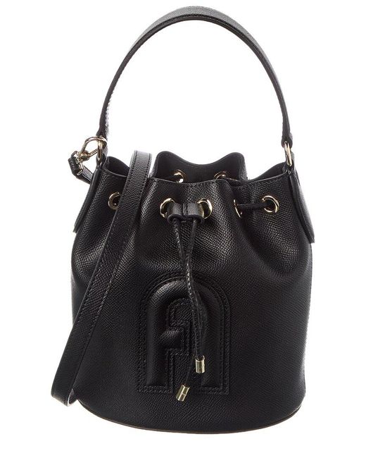 Furla Black Clio Leather Crossbody