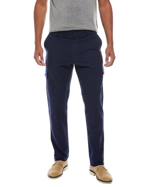 Isaia Blue Cargo Pant for men