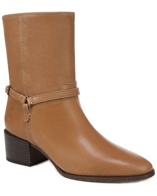 Franco Sarto Brown L-Kian Leather Bootie