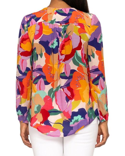 Tolani Pink Janessa Silk Top