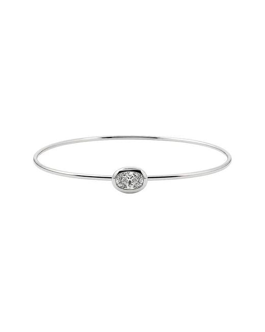 Prince Diamond & Jewelry White 14K 0.40 Ct. Tw. Lab-Grown Diamond Stackable Bangle