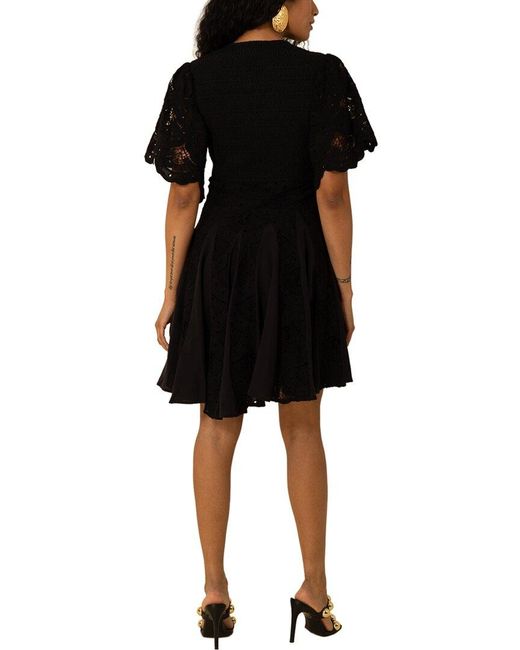 Hale Bob Black Journi Mini Dress