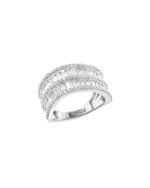 Effy Fine Jewelry White 14K 2.45 Ct. Tw. Lab-Grown Diamond Ring